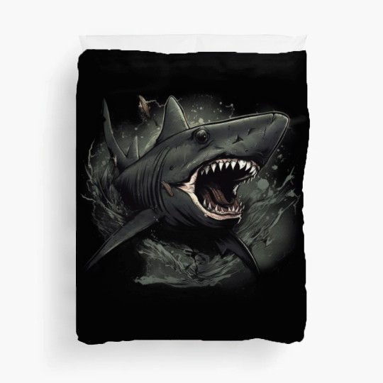Shark attack Duvet Covers