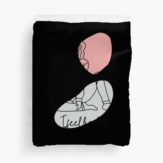 i feel lonely Duvet Covers