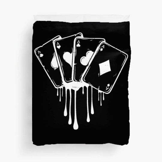 Poker Karten Texas Hold’em Duvet Covers