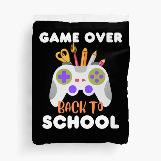 GAME OVER BACK TO SCHOOL Duvet Covers