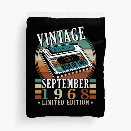 september 1968 Anniversary september 1968 septembe Duvet Covers