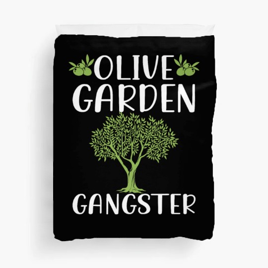 Olive Garden, Gardening, Olive Graphic Duvet Covers