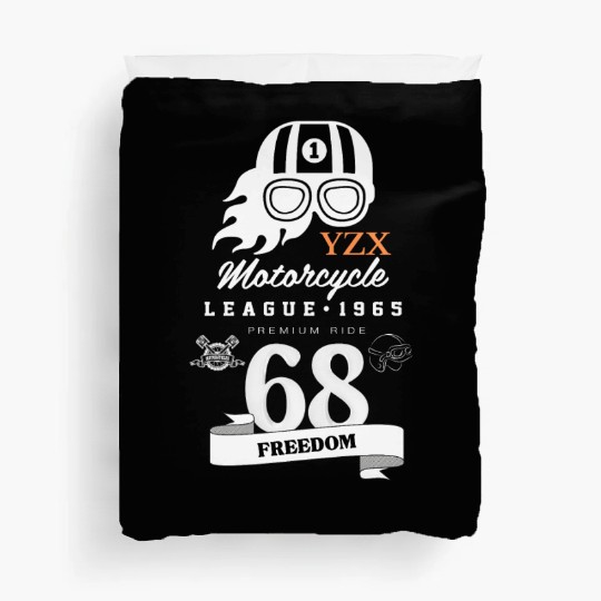 Freedom motorcycle league Duvet Covers