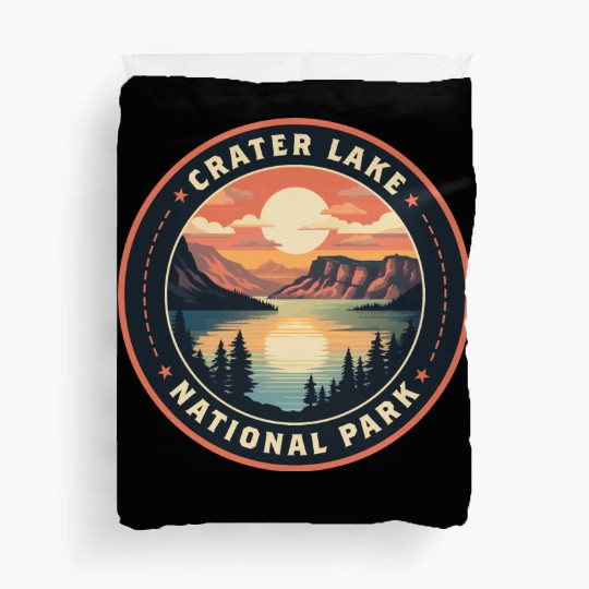 Crater Lake National Park Duvet Covers