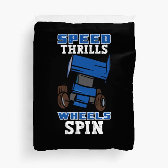 Sprint Car Mom Dirt Track Racing Racing Race Day Duvet Covers