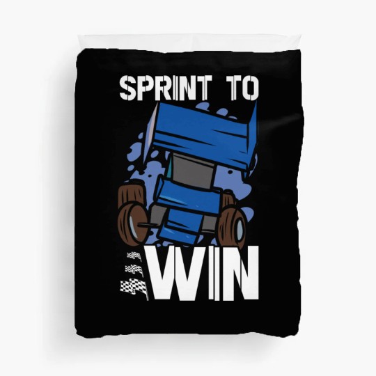 Sprint Car Mom Dirt Track Racing Racing Race Day Duvet Covers