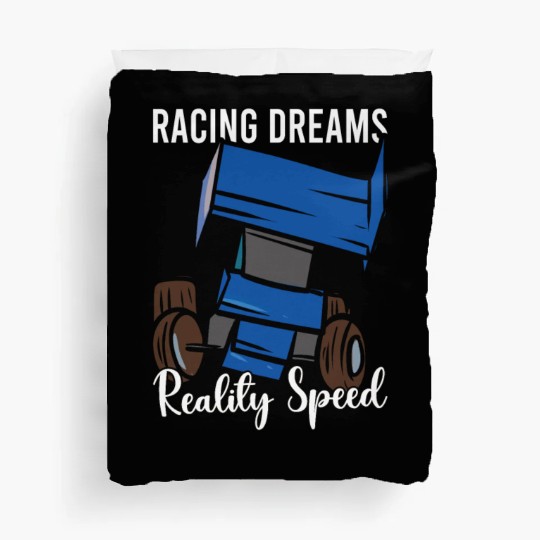 Sprint Car Mom Dirt Track Racing Racing Race Day Duvet Covers