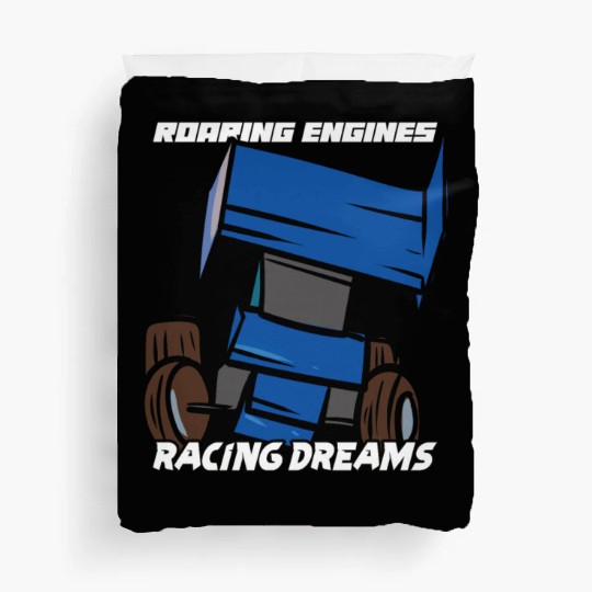 Sprint Car Mom Dirt Track Racing Racing Race Day Duvet Covers