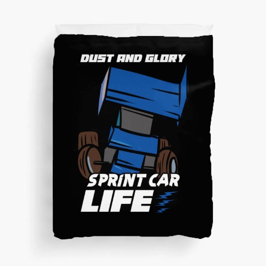 Sprint Car Mom Dirt Track Racing Racing Race Day Duvet Covers