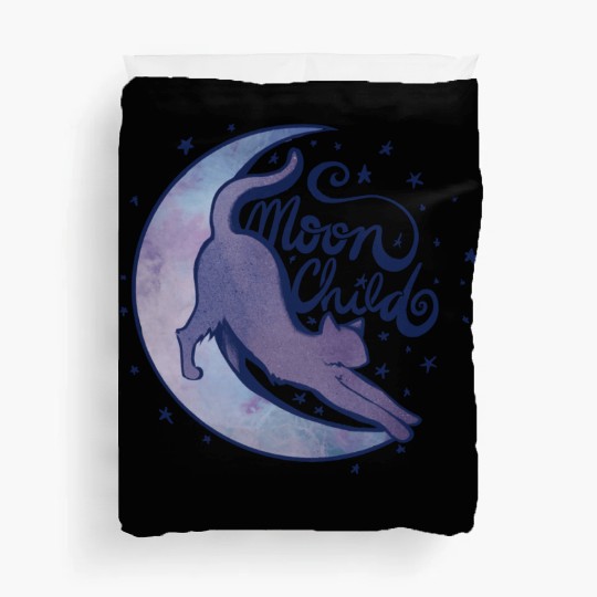 Moonchild Cat Moon Duvet Covers
