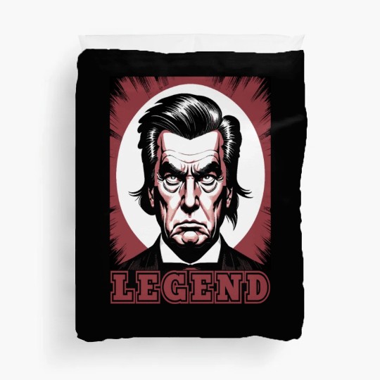 Trump president 2024 mugshot never surrender Duvet Covers