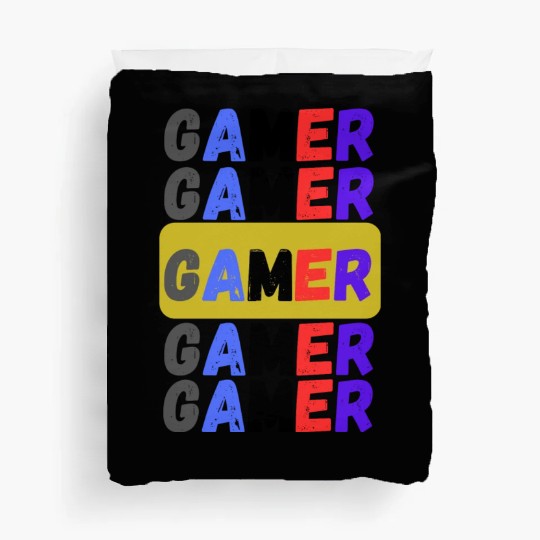 Distressed Retro Gamer Duvet Covers