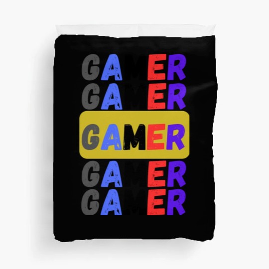 Distressed Retro Gamer Duvet Covers