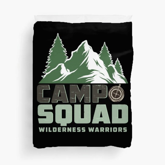 CAMP SQUAD WILDERNESS WARRIORS Duvet Covers