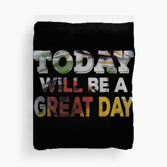 Today Will Be A Great Day Ladybug Inspirational Duvet Covers