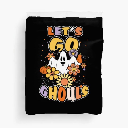 Retro Vintage Ghost Hippie Creepy Halloween Duvet Covers
