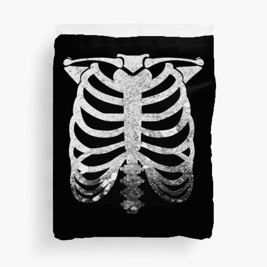 Halloween Skeleton Rib Cage Duvet Covers