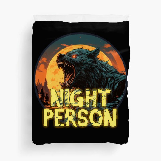 Night Person Duvet Covers