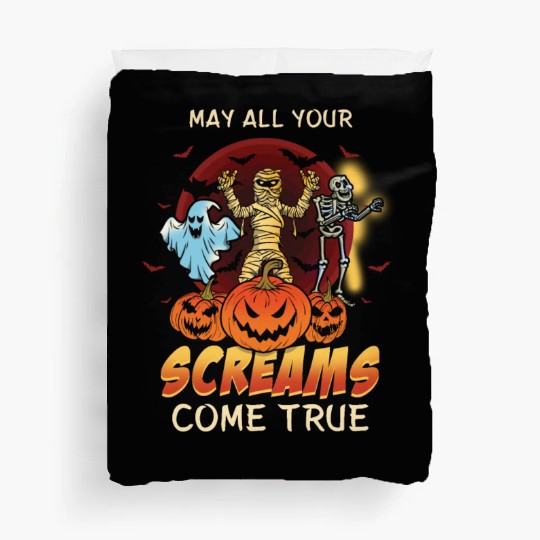 Scary Horror Monsters Lazy Creepy Halloween Duvet Covers