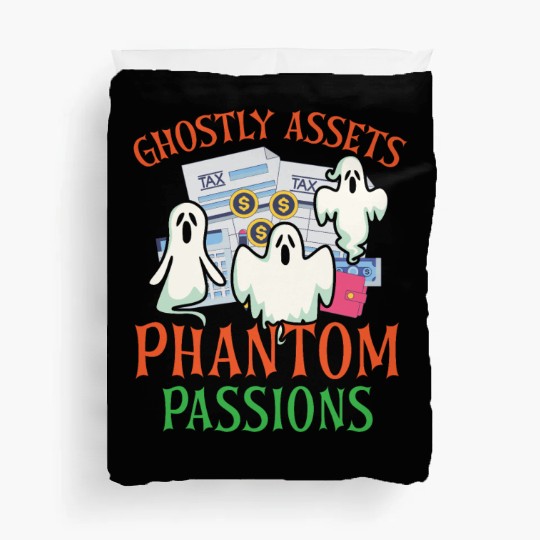 Ghostly Assets Phantom Passions Scary Halloween Duvet Covers