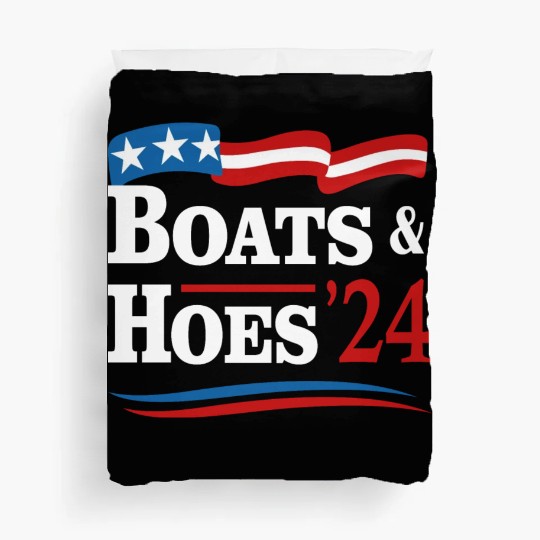 Boats & Hoes 24 Vintage Retro Meme Step Brother Duvet Covers