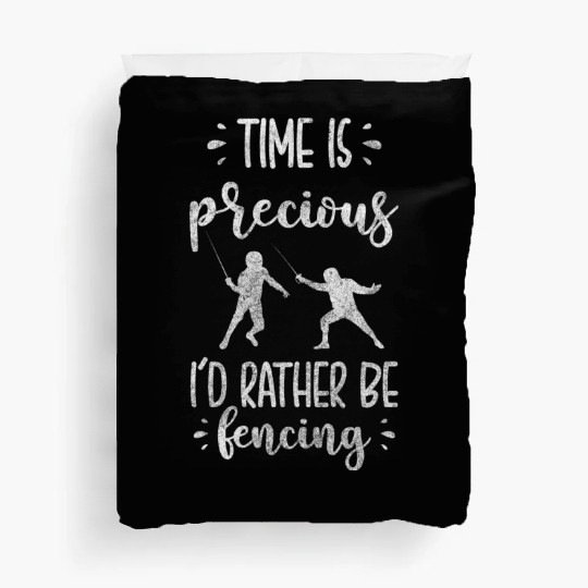 Fencing Sport Fight En Garde Sword Fighting Duvet Covers