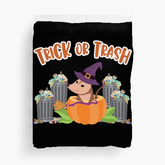Trick or Trash Happy Halloween Duvet Covers