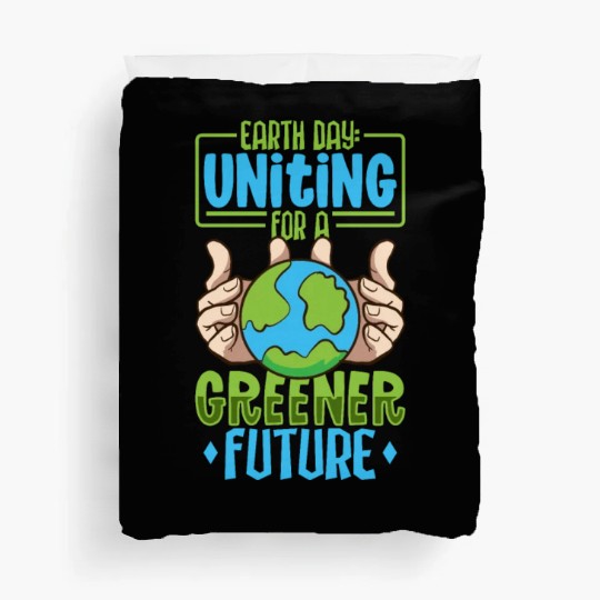 Climate Change Environmental Earth Day Planet Duvet Covers