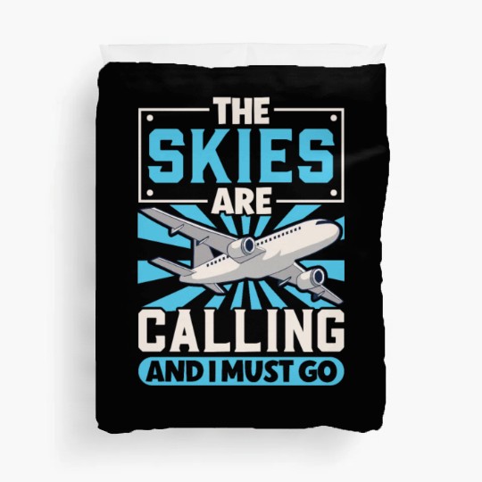 Pilot Aviation Airplane Airline Future Pilots Duvet Covers