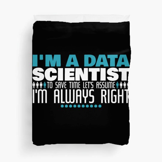 Data Scientist Joke Big Data Engineer Analytics Duvet Covers