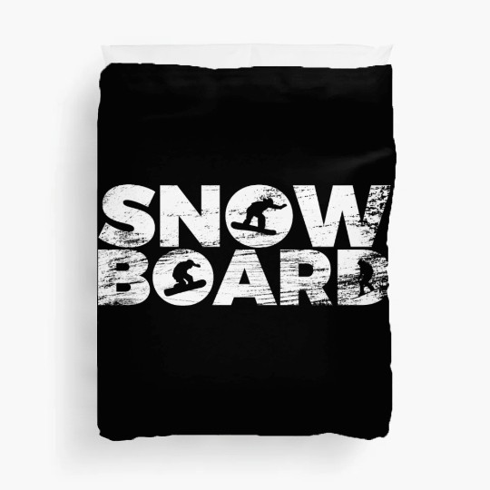 Snowboarding Duvet Covers