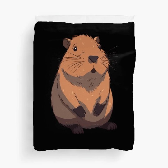 Capybara In Nature Duvet Covers