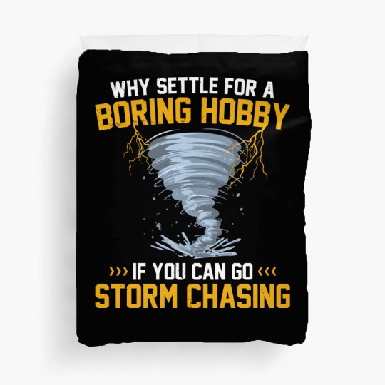 Storm Chaser gift idea | Tornado Meteorologists Duvet Covers