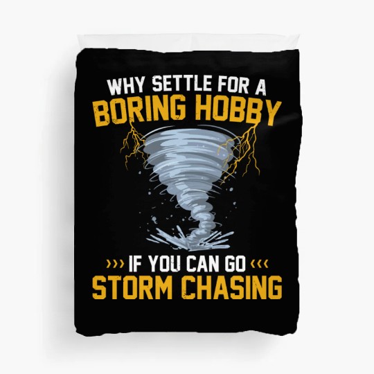 Storm Chaser gift idea | Tornado Meteorologists Duvet Covers