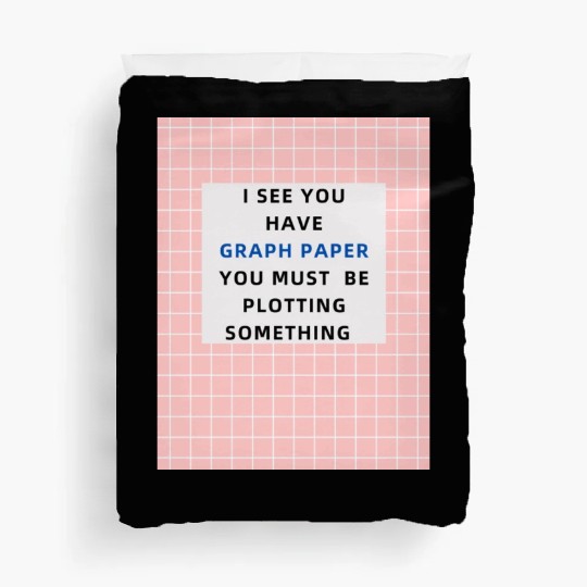 Funny Math Art For Men Women Mathematics Student Duvet Covers