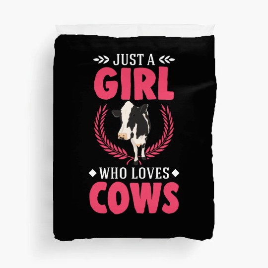 Cow Girl Cattle Cows Breeder Duvet Covers