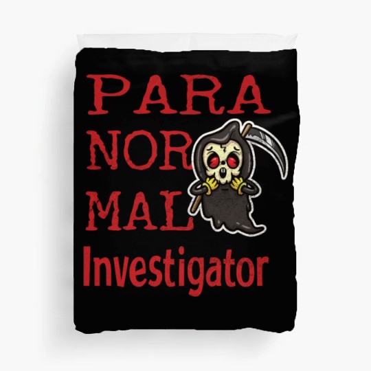 Ghost Hunting Paranormal Investigator Duvet Covers