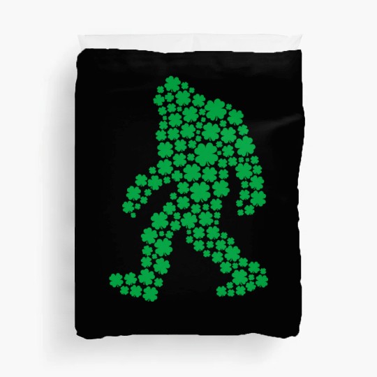Clover Bigfoot St Patrick's Day Boys Shamrock Duvet Covers