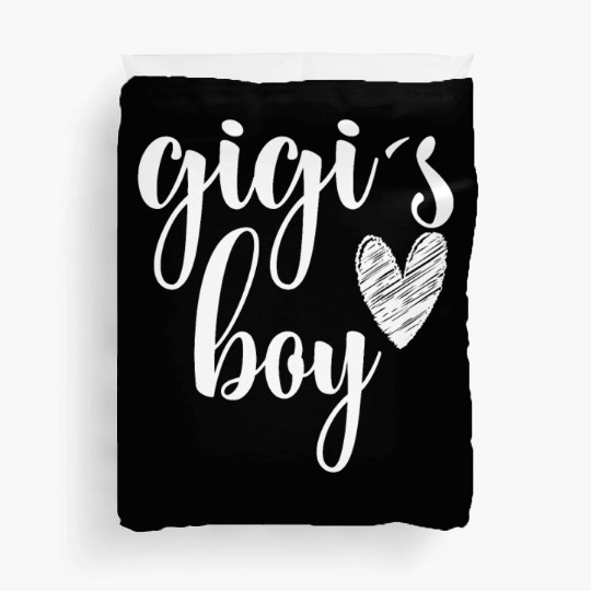 Funny Matching Gigi Boy for Grandma Whit Boy Duvet Covers