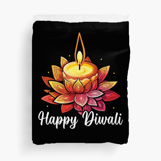 Happy Diwali Diwali Festival Indian Hindu Hinduism Duvet Covers