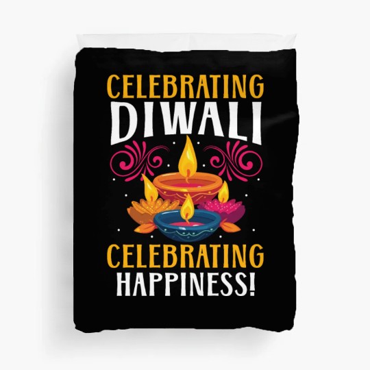Happy Diwali Diwali Festival Indian Hindu Hinduism Duvet Covers