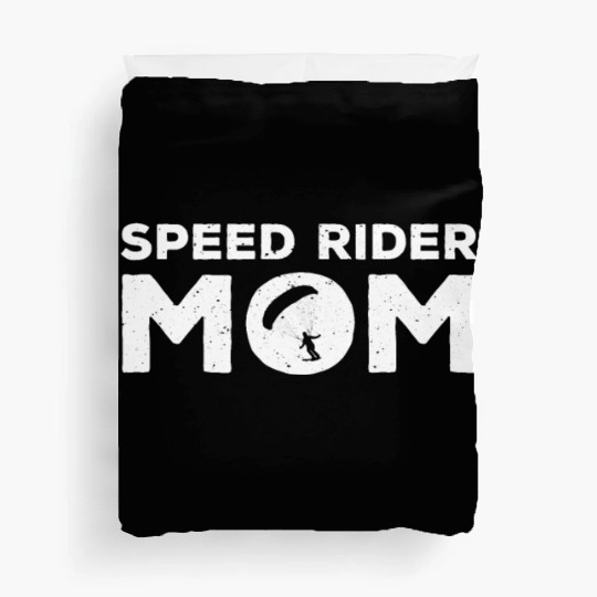 Funny Speed Rider Mom Mother's Day Duvet Covers