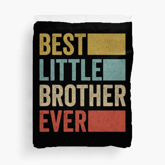 Vintage Best Little Brother Ever Duvet Covers Retro Little