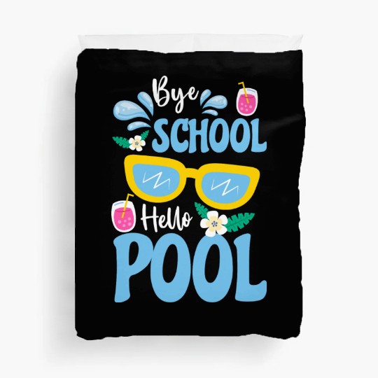 Swimming Pool Water Relaxation Cool Duvet Covers