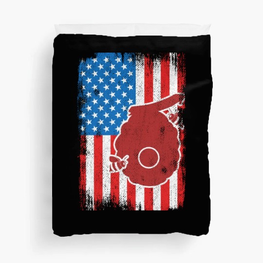 Patriotic US Beekeeper Duvet Covers