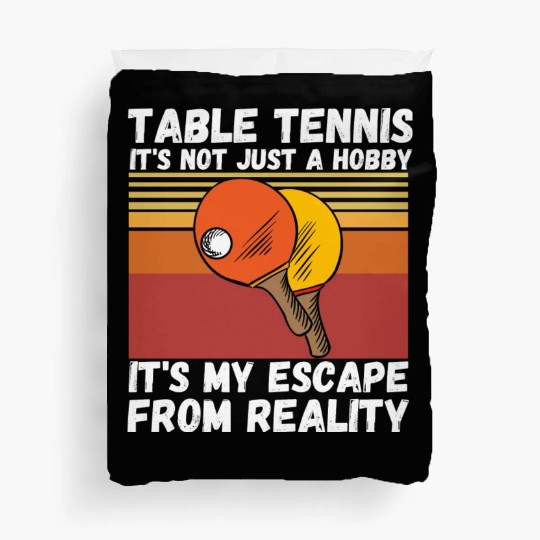 Table Tennis Ping Pong Player Lover Duvet Covers