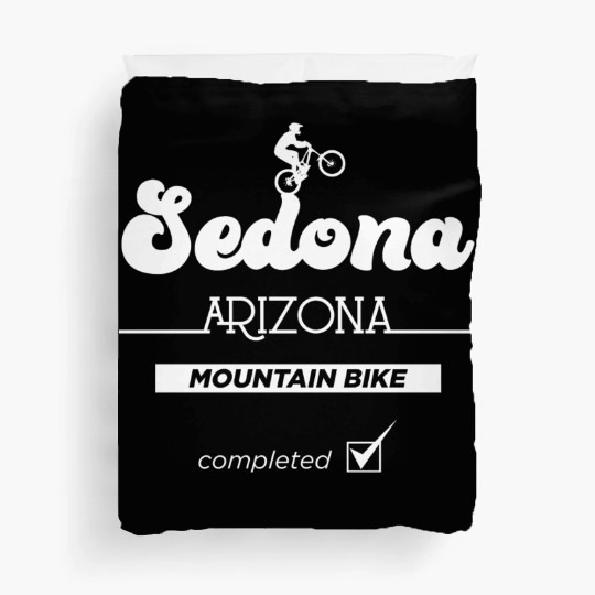Sedona Arizonna Mountain Biking Duvet Covers