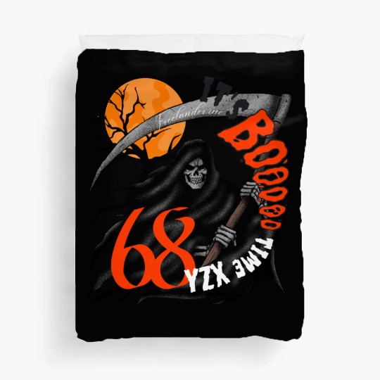 Grim reaper, creepy halloween Duvet Covers