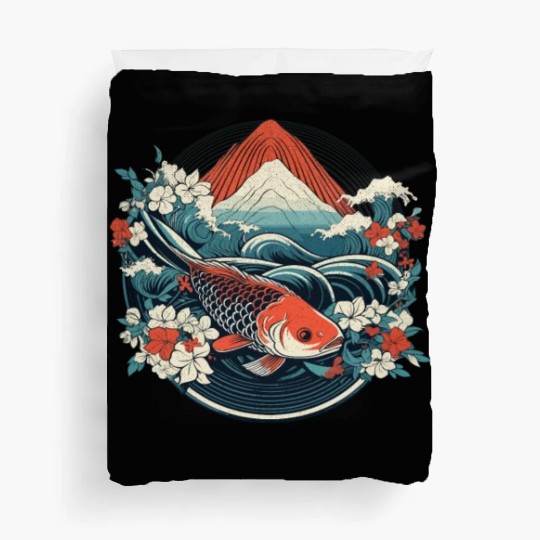Koi Fish Koi Carp Japanese Koi Garden-Pond Koi Duvet Covers