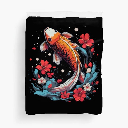Koi Fish Koi Carp Japanese Koi Garden-Pond Koi Duvet Covers